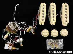 FENDER AMERICAN PROFESSIONAL II STRAT THINLINE VMOD PICKUPS POTS KNOBS PUSHPUSH