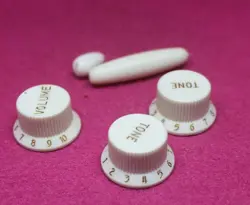 1954 FENDER STRATOCASTER POLYSTYRENE BAKELITE KNOBS SET