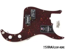 FENDER AMERICAN PROFESSIONAL II PRECISION BASS LOADED PICKGUARD V MOD PICKUPS
