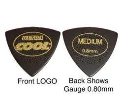 DUNLOP PICKS, COOL PICKS, FENDER TRIANGLE PICKS, MEDIUM GUITAR PICKS, 20 PICKS