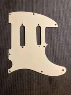 CREAM PICKGUARD FOR FENDER® USA/ MIM NASHVILLE TELECASTER® 8-HOLE 3 PLY USED