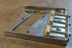 AGED FENDER USA PAT PENDING TELECASTER BRIDGE VINTAGE 3 SADDLE RELIC 52 TELE