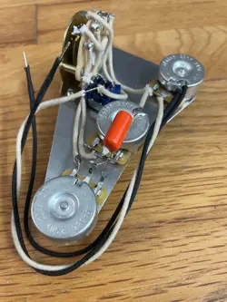 David Gilmour 7 Way Fender Stratocaster Wiring 250k CTS Pot .022 Orange Drop