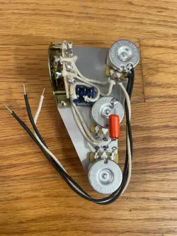 David Gilmour 7 Way Fender Stratocaster Wiring 250k CTS Pot .022 Orange Drop