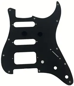 1 PLY BLACK FOR FENDER US STRATOCASTER HSS 11 SCREW HOLE GUITAR PICKGUARD