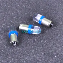 5PCS BLUE LED FENDER PILOT LIGHT 6V BA9S BASE BULB LAMP FOR GUITAR AUDIO AMP