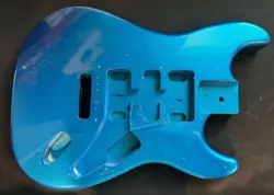 ALDER COBRA BLUE UNIVERSAL ROUTE GUITAR BODY FITS FENDER CUSTOM SHOP STRAT #2