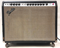 1972 FENDER SILVERFACE TWIN REVERB AMP, FIRST YEAR W/ MASTER VOLUME, SERVICED!