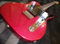 RARE 2009 FENDER SQUIER FSR STANDARD TELECASTER HS ELECTRIC GUITAR SPARKLE RED