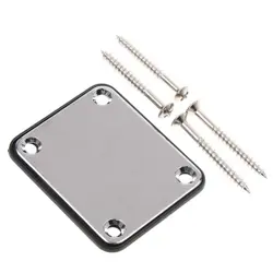 ELECTRIC GUITAR NECK PLATE WITH SCREW FOR FENDER STRATOCASTER TELECASTER E