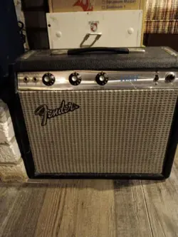 1979 FENDER CHAMP SILVERFACE VINTAGE TUBE AMP CLASS A 1X8, SERVICED