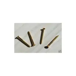 4 SCREW FIXING NECK NECK MOUNT SCREWS FIT FENDER GOLD 4 X 42MM