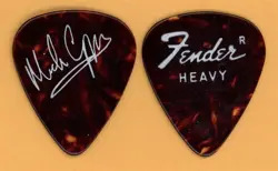 L.A. GUNS MICK CRIPPS FENDER VINTAGE GUITAR PICK - 1991 HOLLYWOOD VAMPIRES TOUR