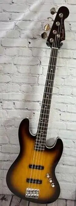 FENDER AERODYNE SPECIAL 4-STRING JAZZ BASS GUITAR, CHOCOLATE BURST WITH GIG BAG
