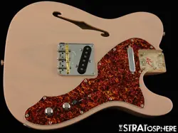FENDER FSR AMERICAN PROFESSIONAL II TELE THINLINE LOADED BODY, ASH SHELL PINK!