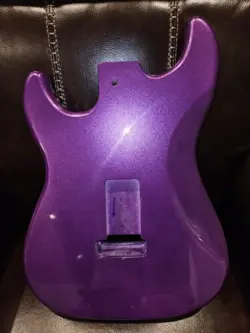 Alder Metallic Purple Rain Universal Guitar Body fits Fender Custom Shop Strat