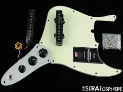FENDER AMERICAN PROFESSIONAL II JAZZ BASS V 5 STRING LOADED PICKGUARD, MINTGREEN