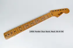 1956 FENDER DUO-SONIC GUITAR NECK MAPLE WITH ORIGINAL FERRULES VINTAGE ORIGINAL