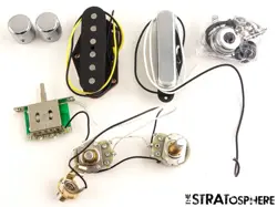 FENDER AERODYNE SPECIAL TELE TELECASTER PICKUPS POTS KNOBS, SINGLE COIL