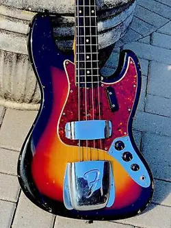 1962 FENDER JAZZ BASS 1 OF THE FINAL SLAB ROSEWOOD NECK 3-KNOB ORIGINALS EVER !