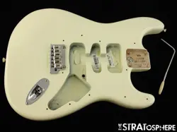 FENDER AMERICAN PROFESSIONAL II STRAT BODY   HARDWARE, ALDER, OLYMPIC WHITE