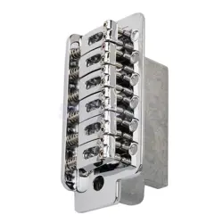 CHROME TREMOLO BRIDGE SYSTEM FOR FENDER STRATOCASTER STRAT ELECTRIC GUITAR