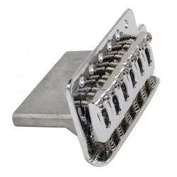 CHROME TREMOLO BRIDGE SYSTEM FOR FENDER STRATOCASTER STRAT ELECTRIC GUITAR PARTS