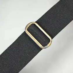 EXTRA-LONG VINTAGE FENDER COTTON BELT GUITAR STRAP, METAL BUCKLE SUEDE ENDS- 68