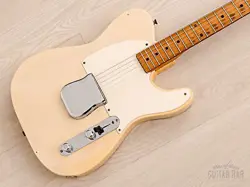 1956 FENDER ESQUIRE PRE-CBS VINTAGE GUITAR BLONDE W/ TWEED CASE