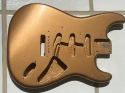 1962 FENDER STARTOCASTER BODY W/ PENCIL DATE
