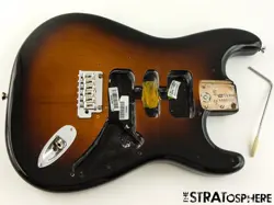 FENDER AMERICAN PROFESSIONAL II STRAT BODY & HARDWARE ALDER ANNIVERSARY 2TS