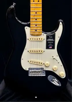 FENDER AMERICAN PROFESSIONAL II STRATOCASTER -BLACK MAPLE- US240007366 3.49KG