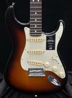FENDER AMERICAN PROFESSIONAL II STRATOCASTER -2 COLOR SUNBURST ROSEWOD- LIMITED