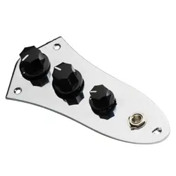 6.5MM JACK PRE-WIRED CONTROL WIRED PLATE POTENTIOMETER FOR FENDER JAZZ BASS A