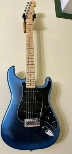 FENDER AMERICAN PROFESSIONAL II STRAT ELECTRIC GUITAR - DARK NIGHT, UPGRADES