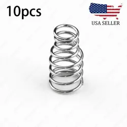 10 PCS 12X4.5-6.5 SINGLE COIL PICKUP MOUNTING SPRINGS FOR FENDER SQ STRAT TELE