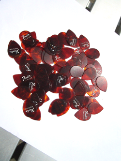 79 PRE-CBS  FENDER MEDIUM GUITAR PICKS,  1960'S, NOS