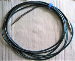 18' FENDER CABLE FOR GUITAR, BASS, & KEYBOARD - BLACK