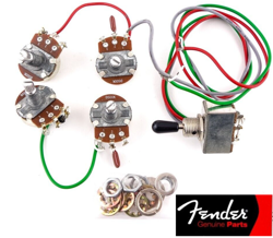 KIT FENDER TELECASTER JIM ASKINS JA-90 THINLINE- WIRING HARNESS - GUITAR TV