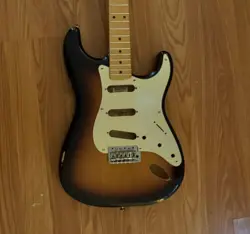 70TH ANNIVERSARY FENDER PLAYER PLUS BODY AND NECK WITH HARDWARE - SLIGHT RELIC