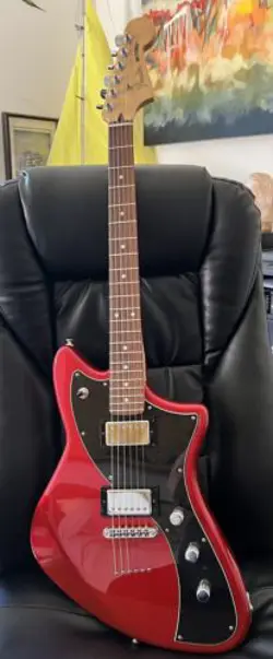 FENDER ALTERNATE REALITY SERIES METEORA INCANDY APPLE RED  MINT!