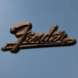 1960S FENDER BLACKFACE SILVERFACE DRIP EDGE VINTAGE AMP LOGO!