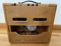 1954 FENDER DELUXE - 5D3 - VINTAGE TEEED  TUBE AMP