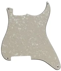 IVORY WHITE PEARL FOR FENDER STRATOCASTER STRAT BLANK 4 SCREW GUITAR PICKGUARD