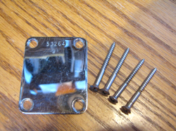 1959-60  FENDER NECK PLATE & SCREWS