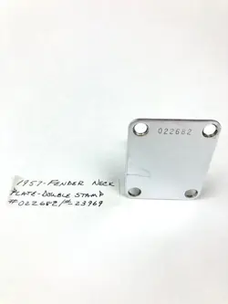 1957 FENDER NECK PLATE #022682/-23969 STRATOCASTER TELECASTER JAZZMASTER