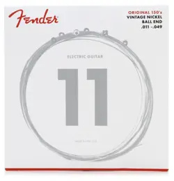 12 SETS FENDER ORIGINAL 150M PURE NICKEL GUITAR STRINGS MEDIUM GAUGE 11-49