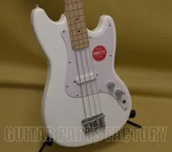 037-3802-580 SQUIER BY FENDER 4 STRING ARCTIC WHITE SONIC BRONCO BASS GUITAR