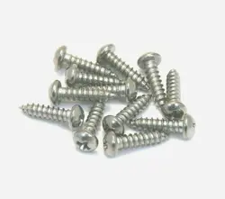 (12) GENUINE FENDER NICKEL 3/8