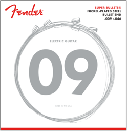 12 SETS FENDER 3250LR NICKEL PLATED BULLET END GUITAR STRINGS LIGHT REGULAR 9-46